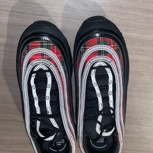 Stylish Kids Plaid Sneakers